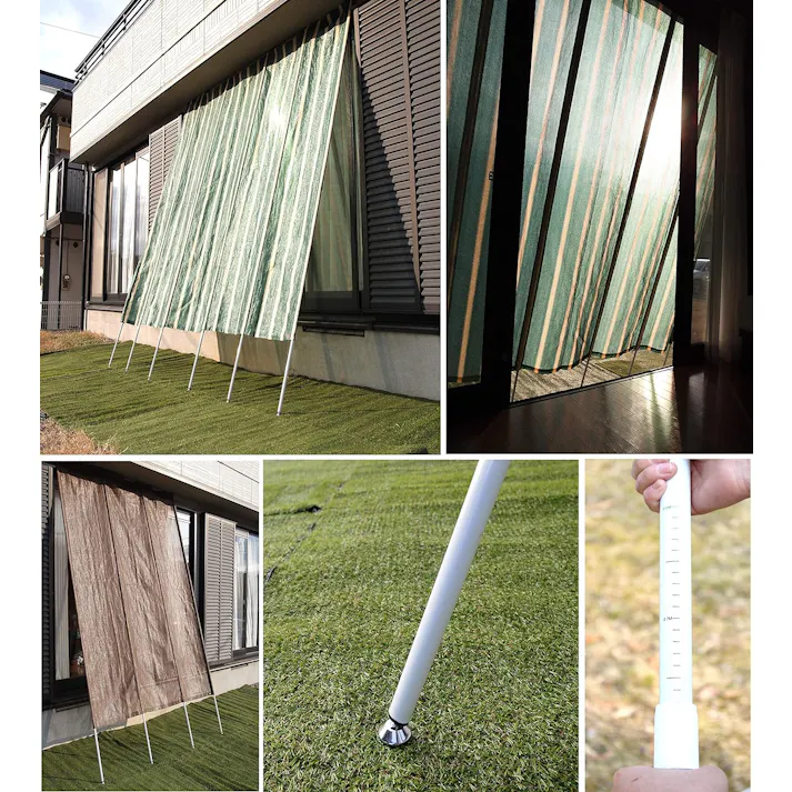 タック Living Out 洋風たてす 日よけ シェード 遮光 遮熱 涼しい 夏物 電気代節約 2.9m グリーン TAN-925-29GN 日よけ・目隠しに最適!立てかけるだけの簡単設置で日差しを遮り快適に過ごせます! 4589792854474【別送品】