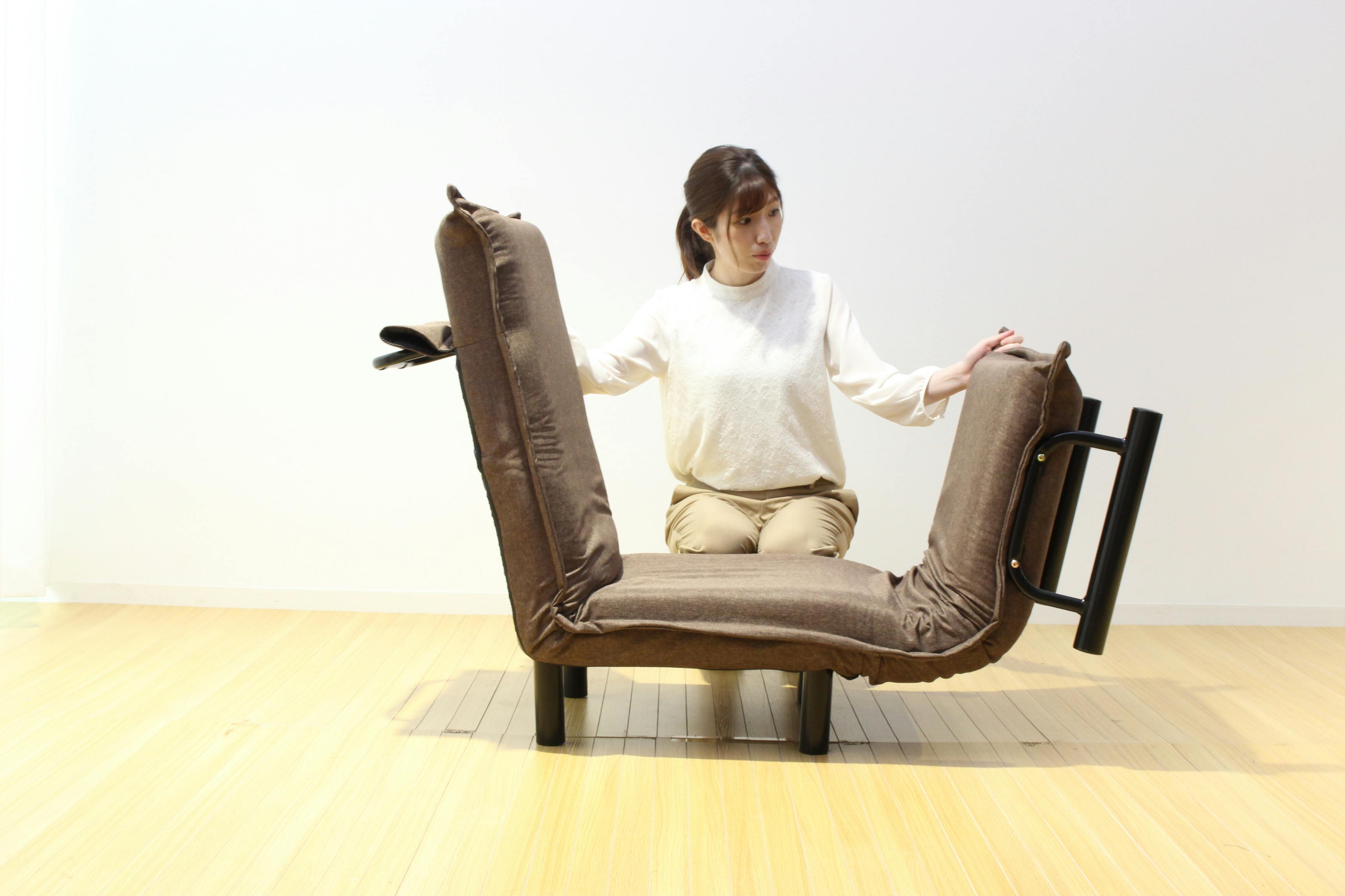 タック Vita 3WAYソファーベッド ネイビー TAN-185NV 1台3役 省