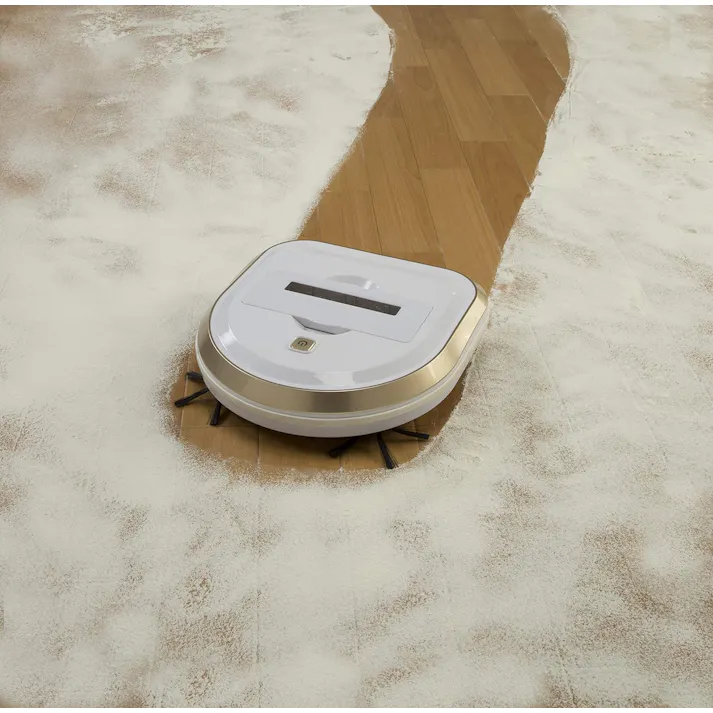 タック Vita 自走式回転モップクリーナー 電動 ロボットクリーナー 連続稼働時間 最大1時間 ロボットクリーナーをお求めしやすい価格で!シンプルな機能だけを搭載したロボットクリーナーです。 4589792856416【別送品】