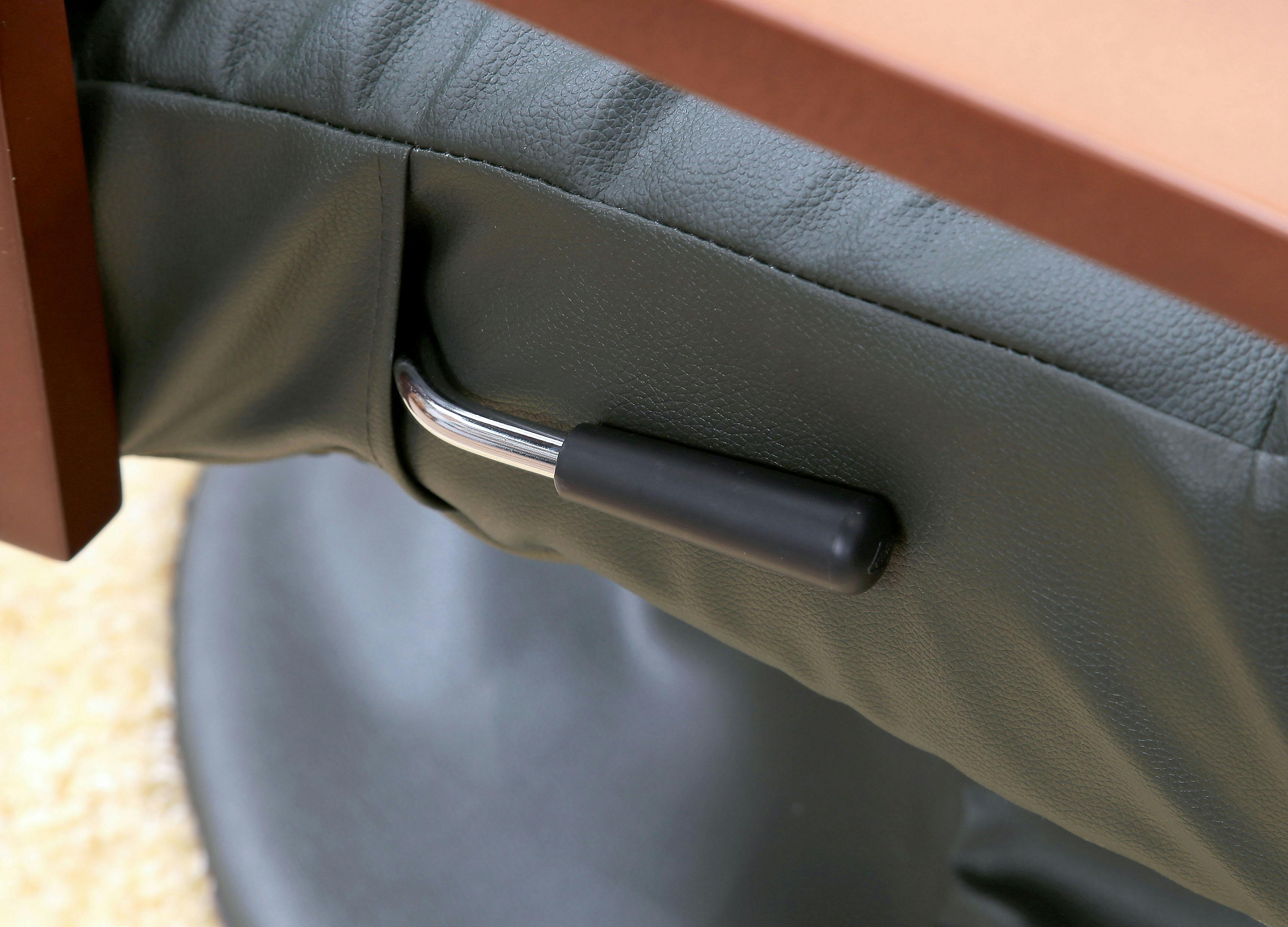 タック Vita 本革フットレスト付きリクライニングチェア