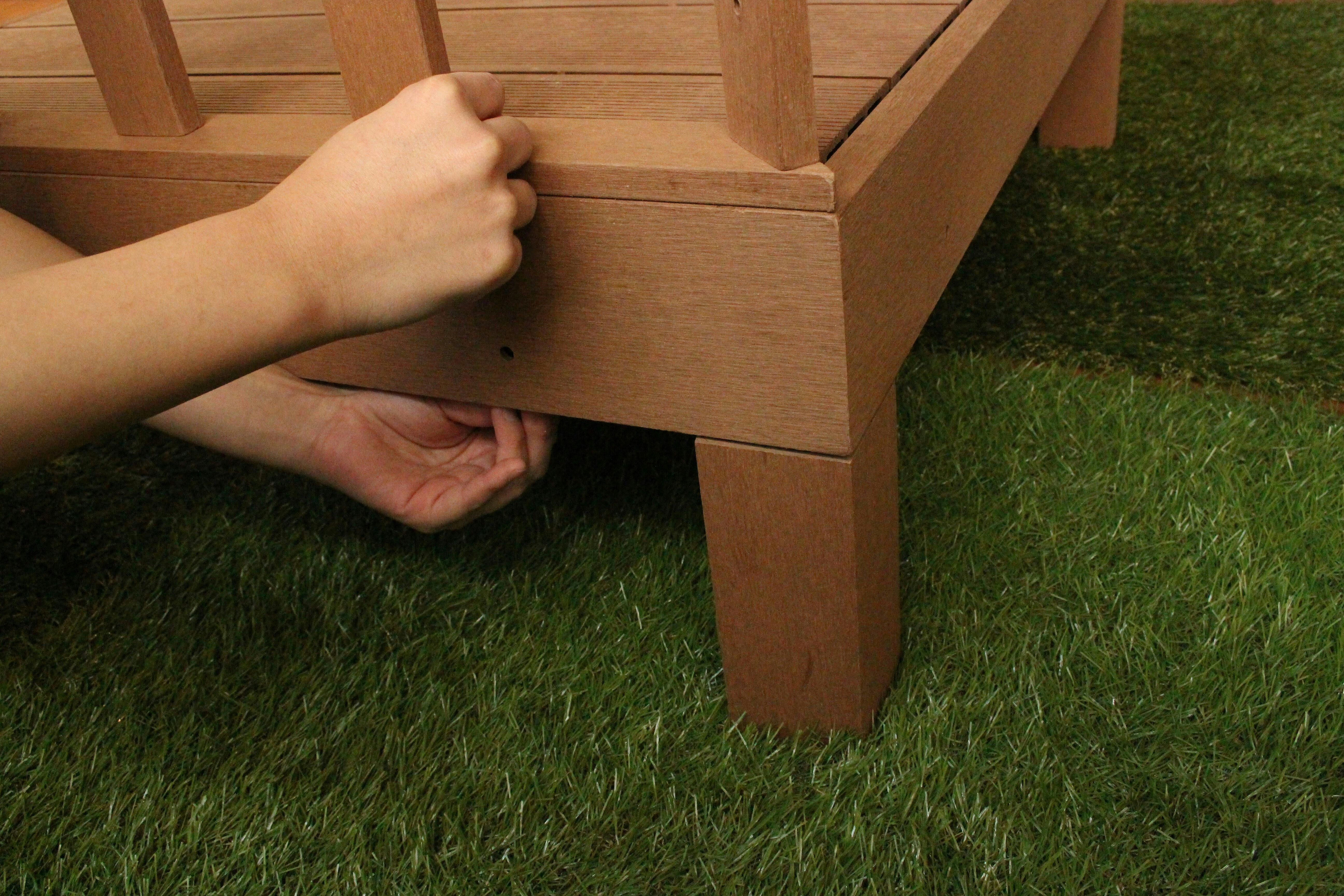 リビングアウト(Living Out) 人工木 ウッドデッキ 90×90cm Amazon.co.jp: リビングアウト(Living Out) 人工木デッキ 90×90cm