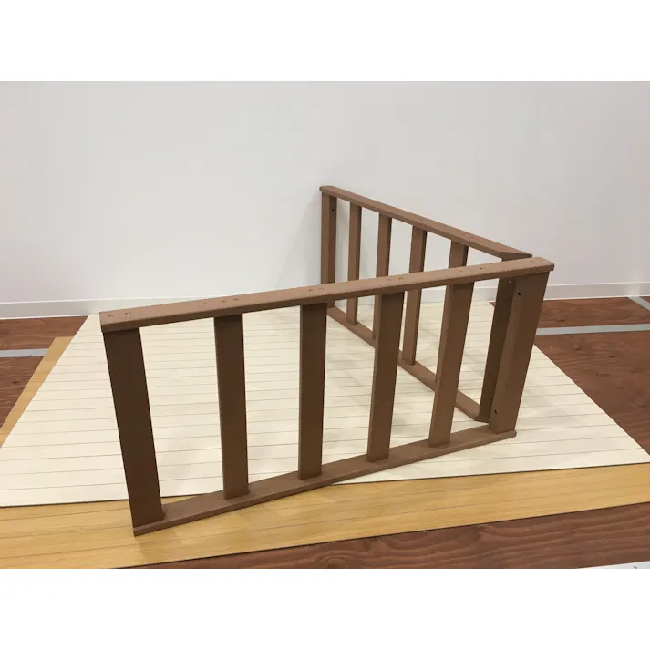 Living Out 人工木コーナーフェンスBR 4589792850032【別送品】