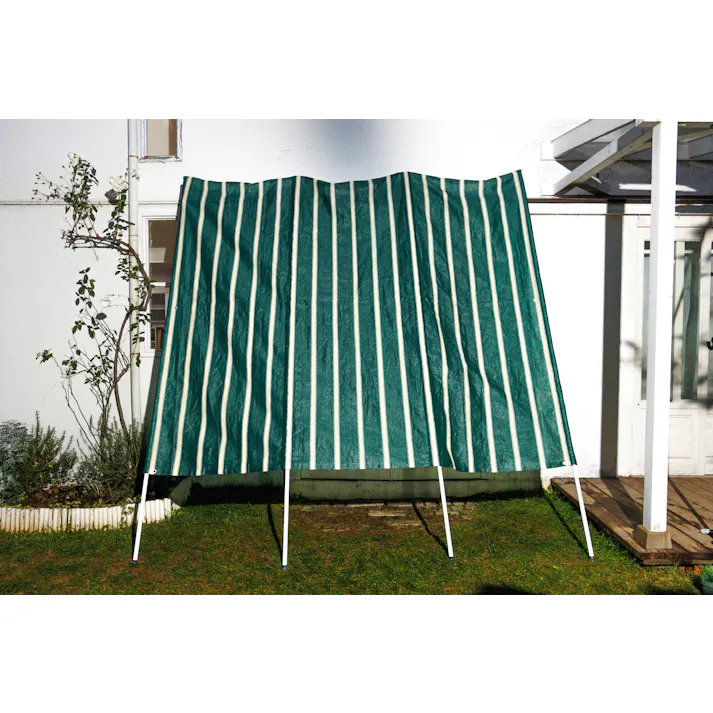 Living Out 洋風たてすIV2m(グリーンストライプ) 4589792852869【別送品】