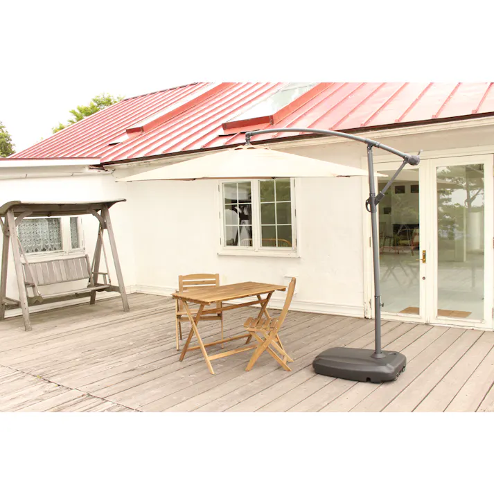 Living Out ハンギングパラソル ベージュ (パラソルのみ) 4589792851275【別送品】