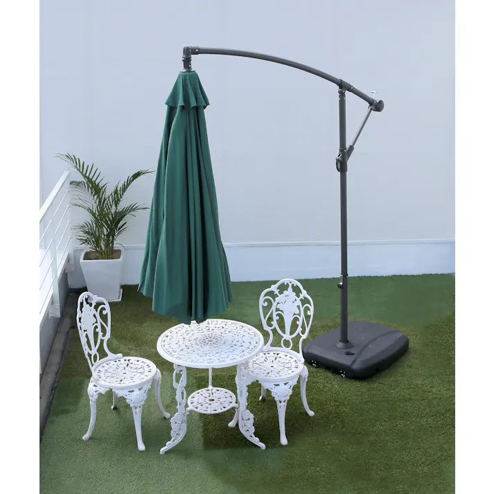 Living Out ハンギングパラソル グリーン (パラソルのみ) 4589792852197【別送品】