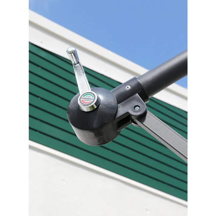 Living Out ハンギングパラソル グリーン (パラソルのみ) 4589792852197【別送品】