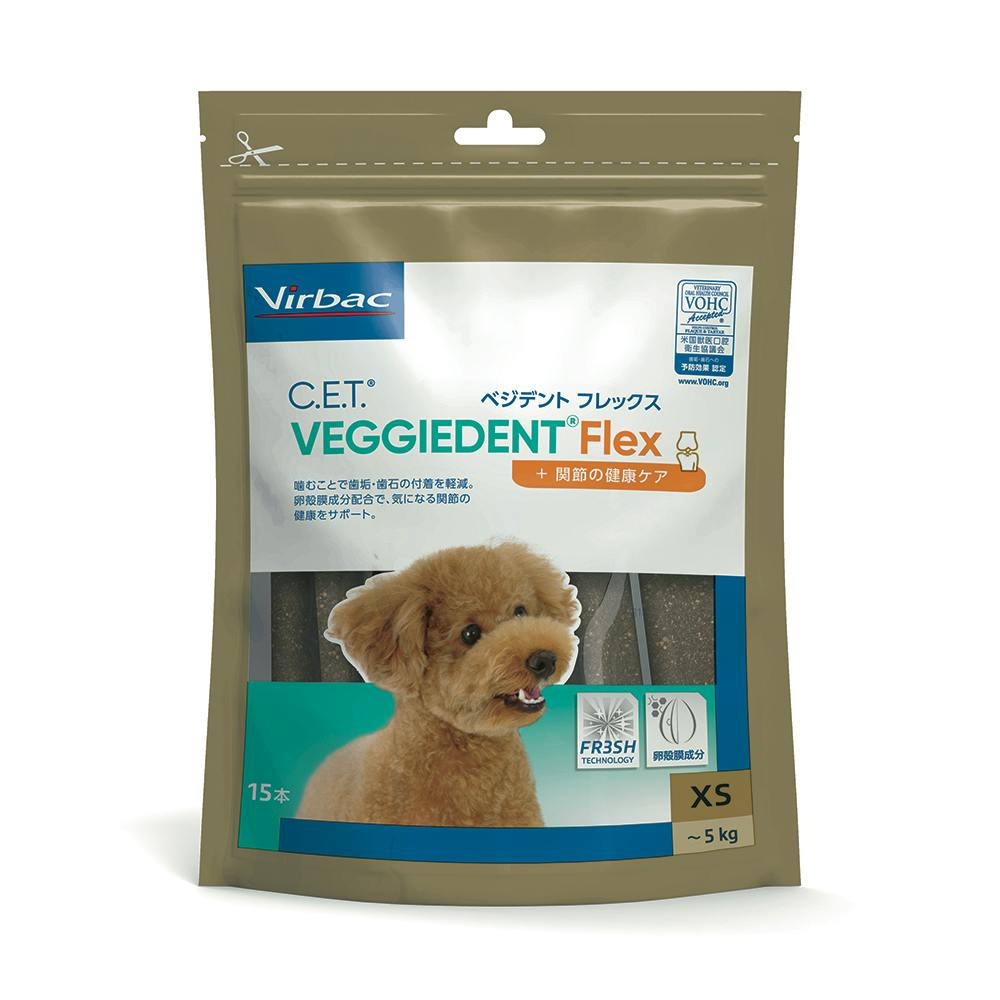 ジーアンドエイチ ビルバック 犬用CETベジデントフレックスXS15本 4535023303716【別送品】
