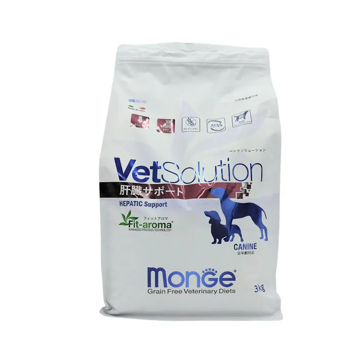 MONGE ベッツソリューション 犬用肝臓サポート 3kg 食事療法食 4582559382784【別送品】