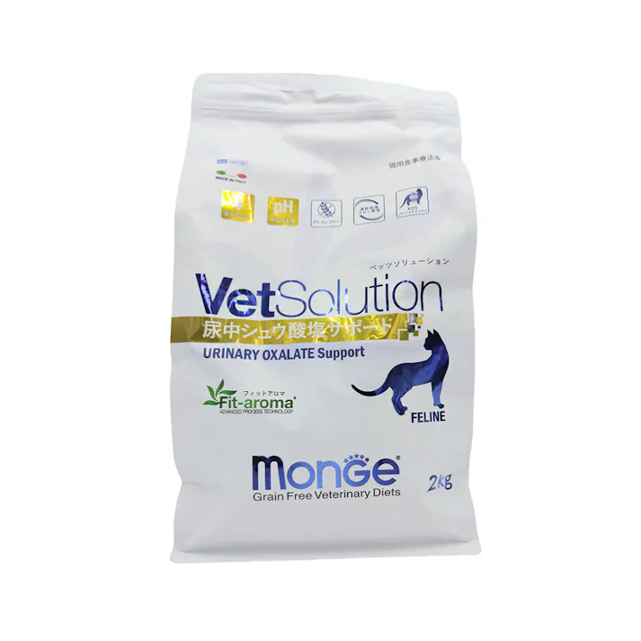 MONGE ベッツソリューション 猫用尿中シュウ酸塩サポート 2kg 食事療法食 4582559382951【別送品】