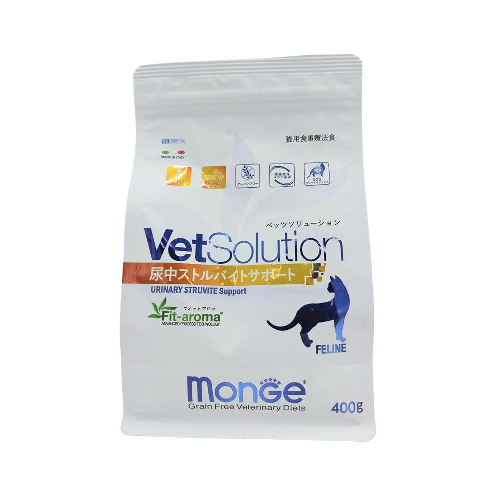MONGE ベッツソリューション 猫用尿中ストルバイトサポート 400g 食事療法食 4582559383026 療法食(猫用ドライフード) MONGE ベッツソリューション 猫用尿中ストルバイトサポート 400g 食事療法食 4582559383026 療法食(猫用ドライフード)
