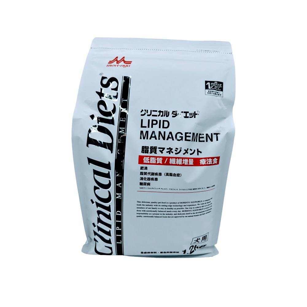 森乳サンワールド 犬用クリニカルダイエット脂質マネジメント 1.2kg 食事療法食 4978007004801 療法食(犬用ドライフード) 森乳サンワールド 犬用クリニカルダイエット脂質マネジメント 1.2kg 食事療法食 4978007004801 療法食(犬用ドライフード)